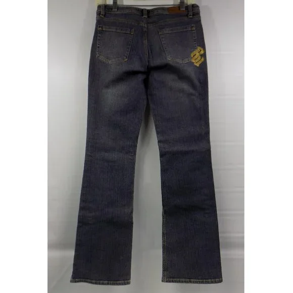 Roca Wear Flare Leg Denim Jeans Size 7/8 - Picture 4 of 10